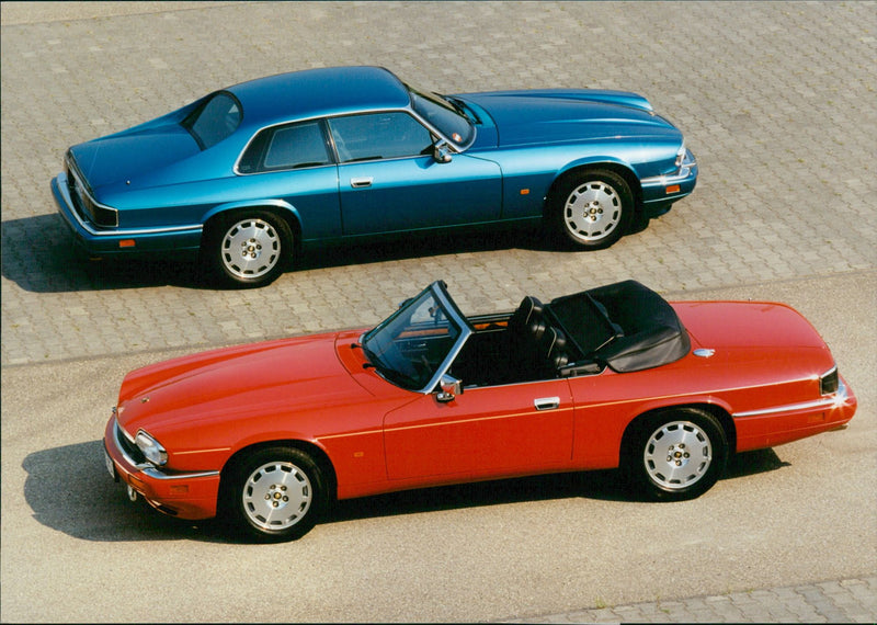 Jaguar XJS Cabriolet and XJS Coupe, 1995 - Vintage Photograph
