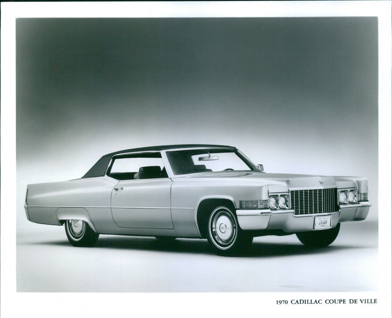 1970 Cadillac Coupe De Ville - Vintage Photograph