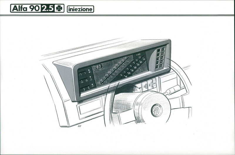 1984 Alfa Romeo 90 - Vintage Photograph