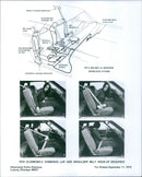 1974 Oldsmobile Combined Lap and Shoulder Belt Hook-Up Sequence - Vintage Photograph
