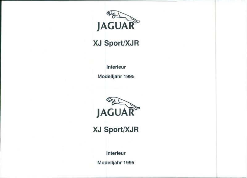 Jaguar  XJR 4.0, model 1995 - Vintage Photograph