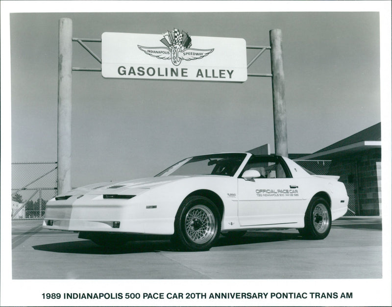 Pontiac, Indianapolis 500 Pace Car 20th Anniversary Trans AM - Vintage Photograph