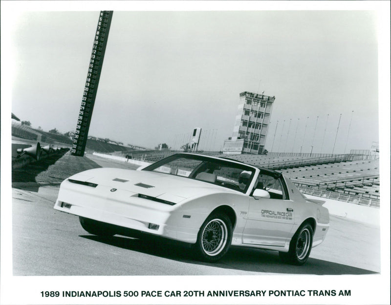 Pontiac, Indianapolis 500 Pace Car 20th Anniversary Trans AM - Vintage Photograph