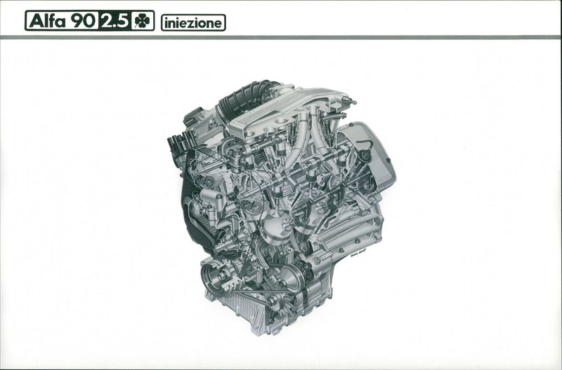 1984 Alfa Romeo 90 - Vintage Photograph