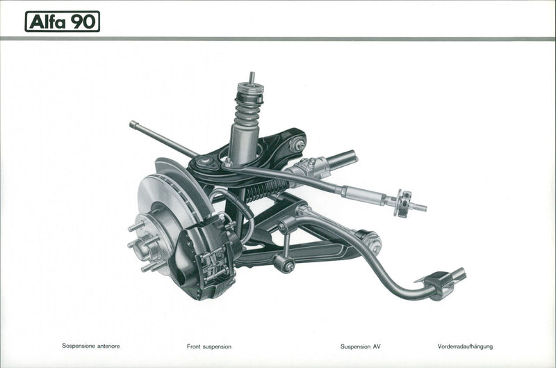 1984 Alfa Romeo 90 - Vintage Photograph