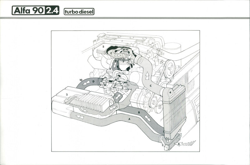 1984 Alfa Romeo 90 - Vintage Photograph