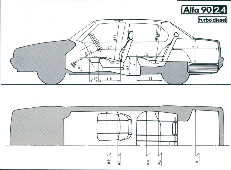 1984 Alfa Romeo 90 - Vintage Photograph