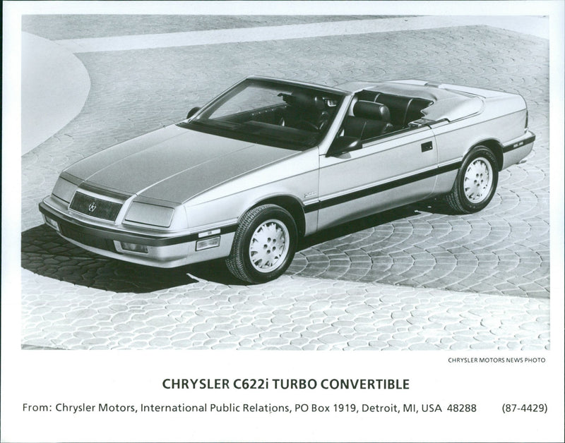 1987 Chrysler C622i Turbo Convertible - Vintage Photograph