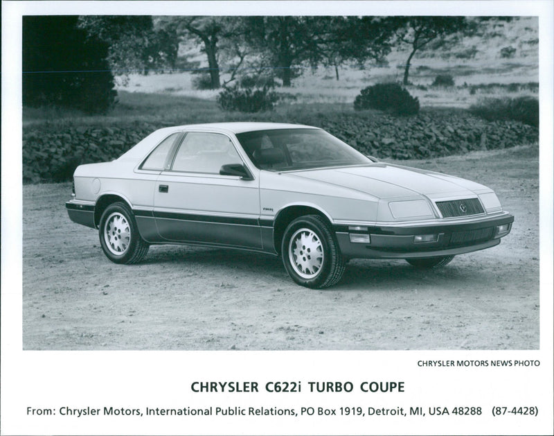 1987 Chrysler C622i Turbo Coupe - Vintage Photograph