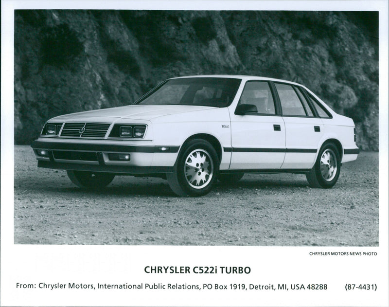 1987 Chrysler C522i Turbo - Vintage Photograph