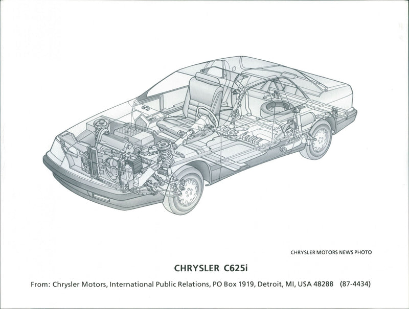 1987 Chrysler C625i - Vintage Photograph