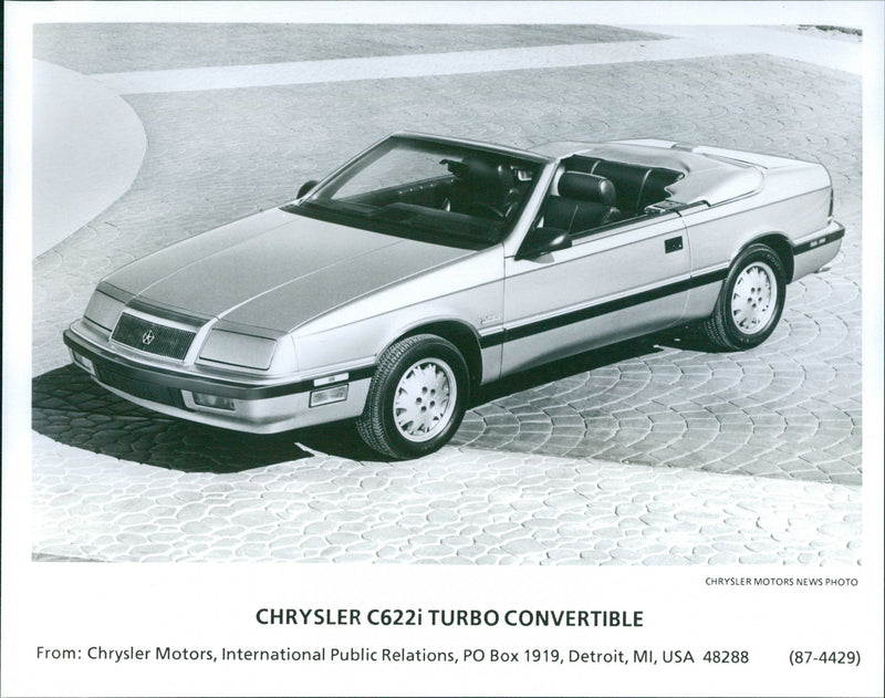 1987 Chrysler C622i Turbo Convertible - Vintage Photograph