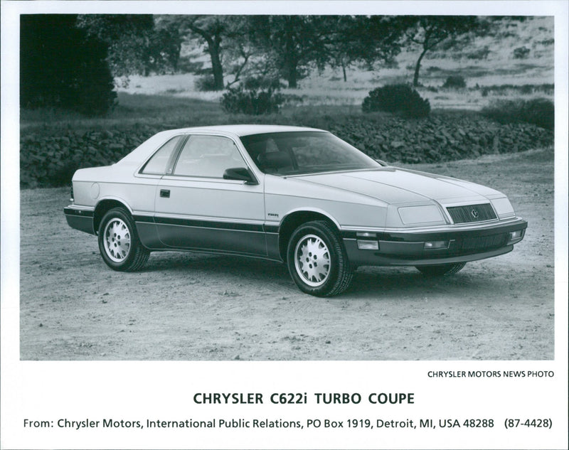 1987 Chrysler C622i Turbo Coupe - Vintage Photograph