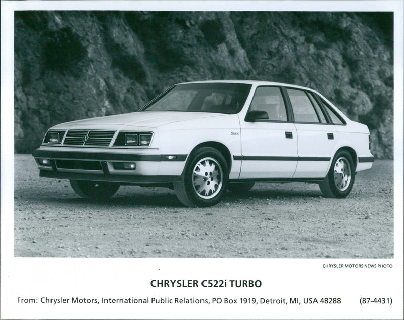 1987 Chrysler C522i Turbo - Vintage Photograph