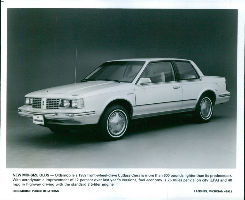 1982 Oldsmobile Cutlass Ciera - Vintage Photograph