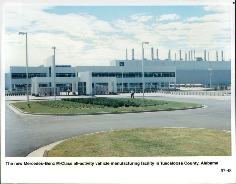 Mercedes-Benz M-Class Vehicle Manufacturing Facility - Vintage Photograph