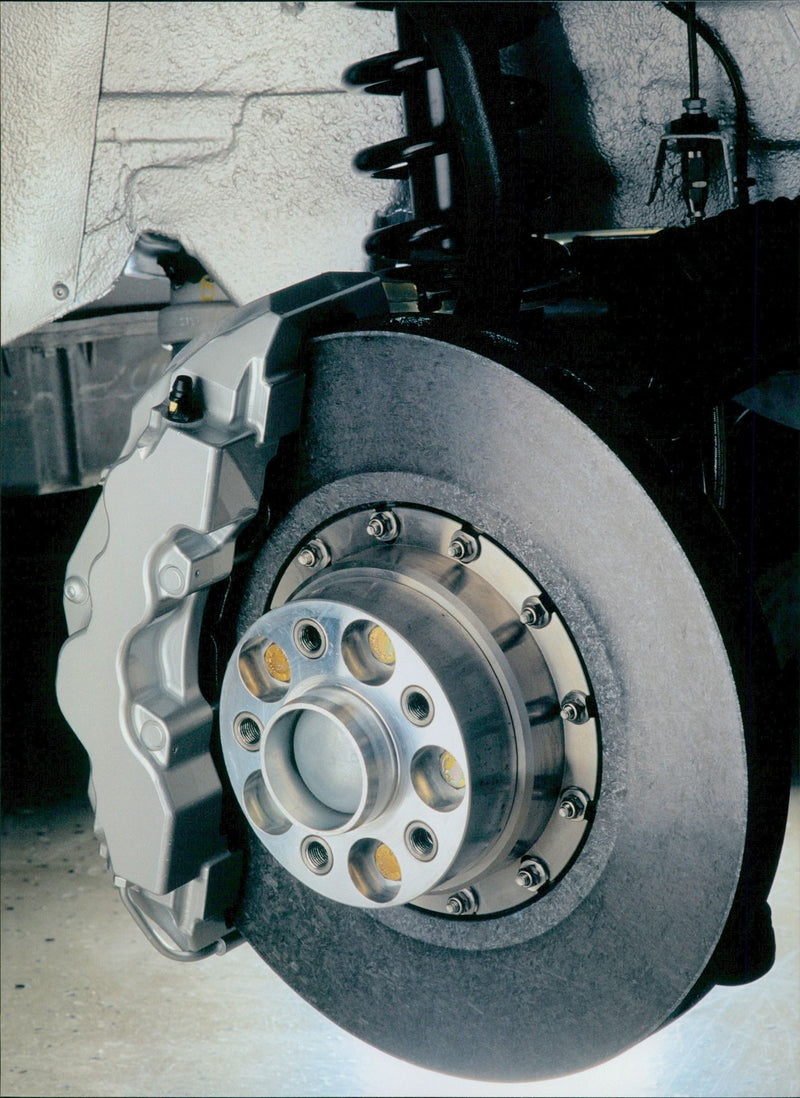 1999 Mercedes Benz Ceramic Brake Dics - Vintage Photograph