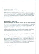 1999 Mercedes Benz Altrnative Propulsion. - Vintage Photograph