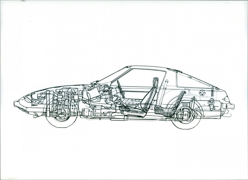 1979 Mazda RX-7 - Vintage Photograph