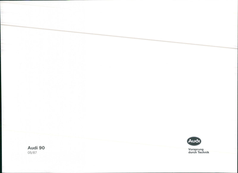 Audi 90's luggage compartment - Vintage Photograph