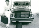 Audi 90's luggage compartment - Vintage Photograph