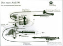 Audi 90's safety system procon-ten parts - Vintage Photograph