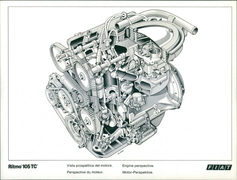 Fiat Ritmo 105 TC - Vintage Photograph