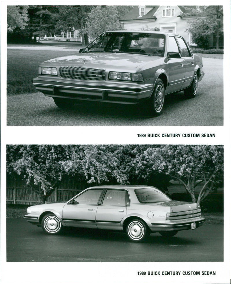 1989 Buick Century Custom Sedan - Vintage Photograph