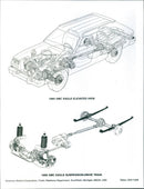 1980 AMC Eagle Elevated view and suspension drive train - Vintage Photograph