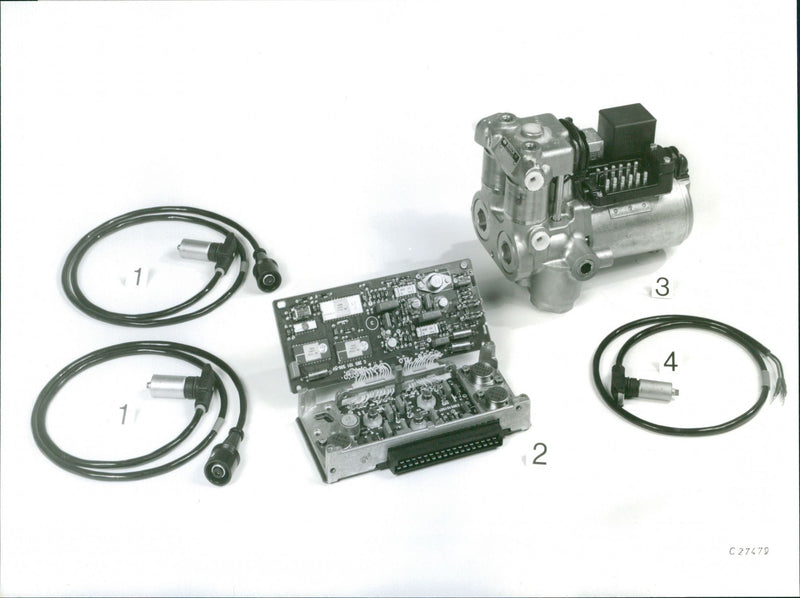 Mercedes-Benz Anti Lock Braking System - Vintage Photograph