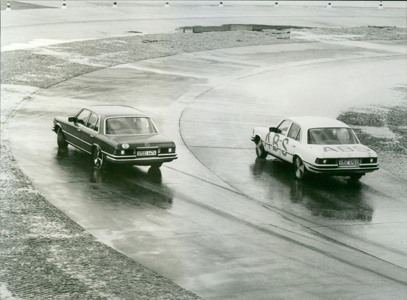 Mercedes-Benz anti-lock braking system - Vintage Photograph