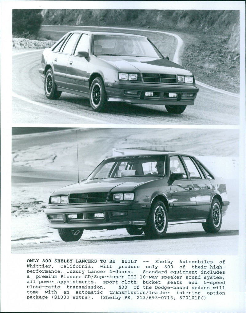 1987 Shelby Lancer - Vintage Photograph