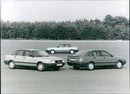1987 Audi 80 1.8 S (left) / Audi 80 Diesel (mi) / Audi 80 quattro (right) - Vintage Photograph