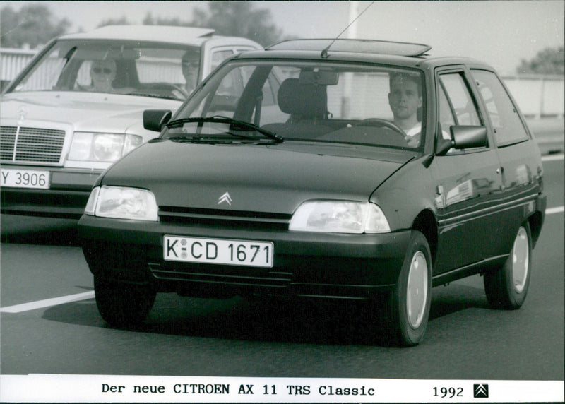 1992 Citroen AX 11 - Vintage Photograph