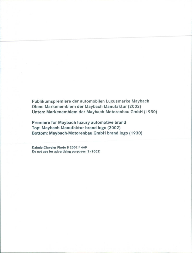 Maybach - Vintage Photograph