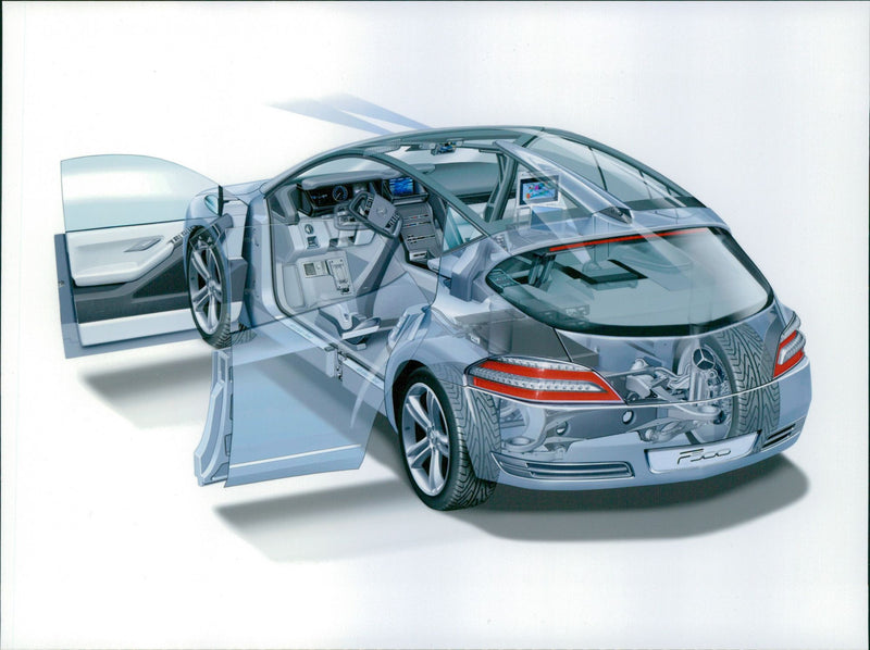 2003 Mercedes F 500 Mind - Vintage Photograph