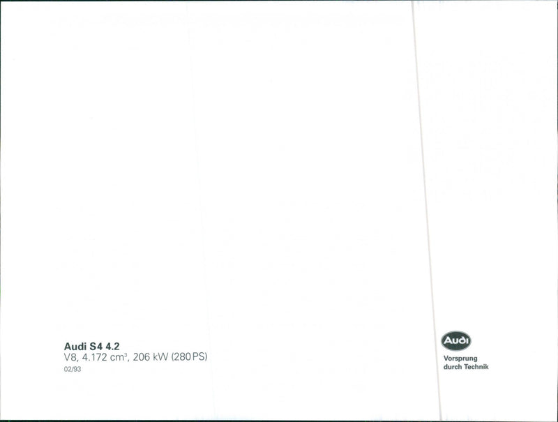 Audi S4 4.2 - Vintage Photograph