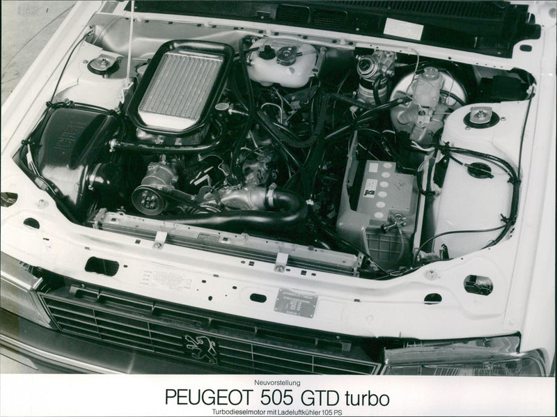 Peugeot 505 GTD Turbo - Vintage Photograph
