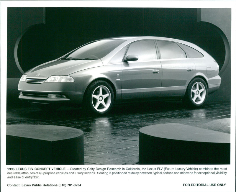 1996 Lexus FLV - Vintage Photograph