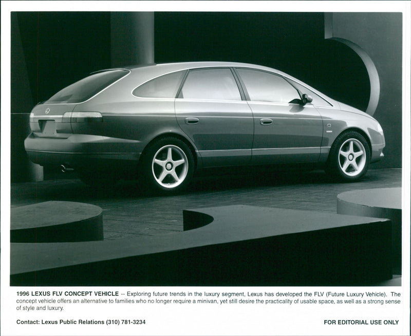 1996 Lexus FLV - Vintage Photograph