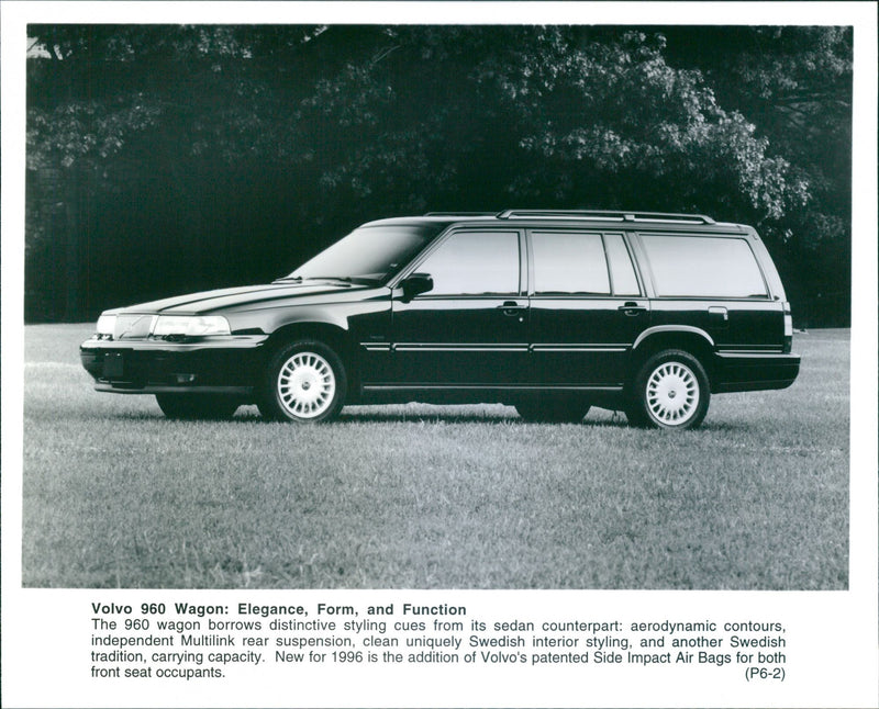 Volvo 960 Wagon. - Vintage Photograph