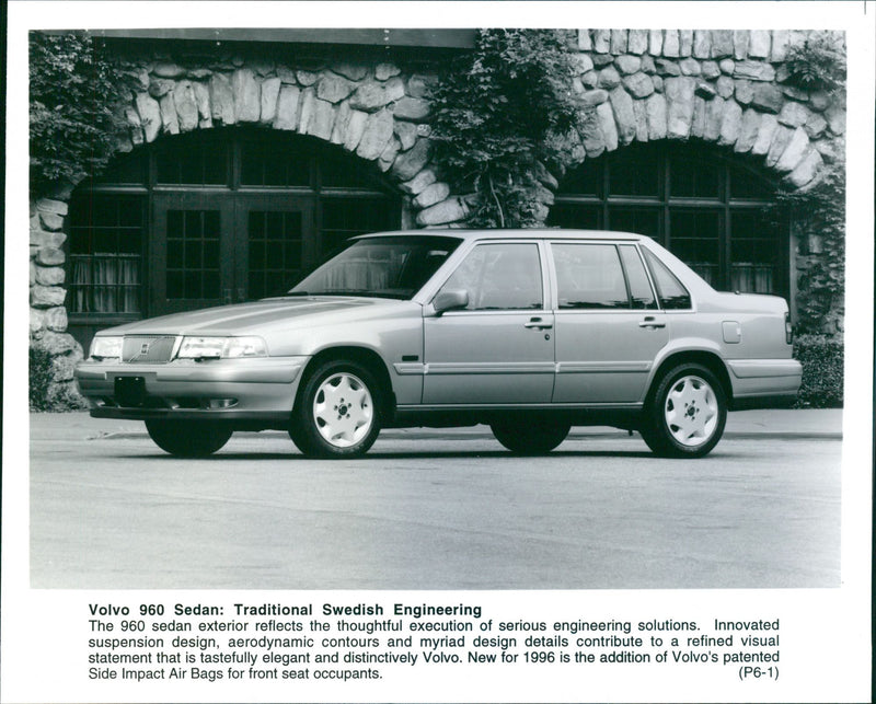 Volvo 960 Sedan. - Vintage Photograph