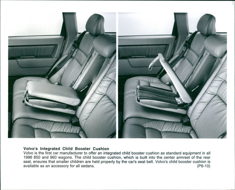 Volvo's Integrated Child Booster Cushion. - Vintage Photograph