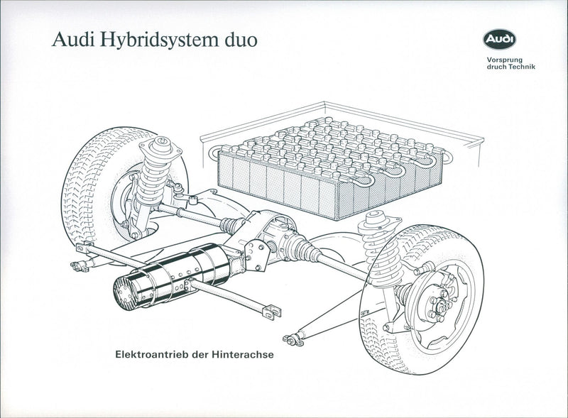 Audi Duo Rear Axle - Vintage Photograph