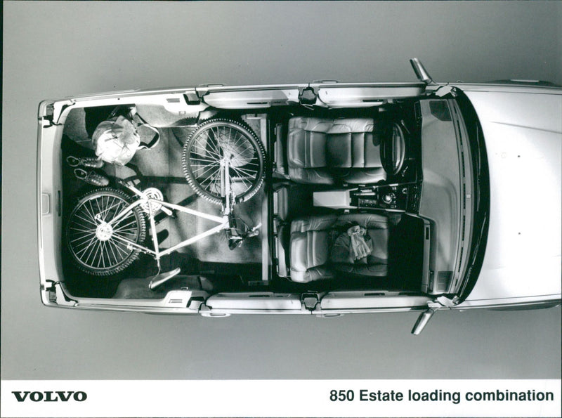 Volvo 850 Estate loading combination - Vintage Photograph