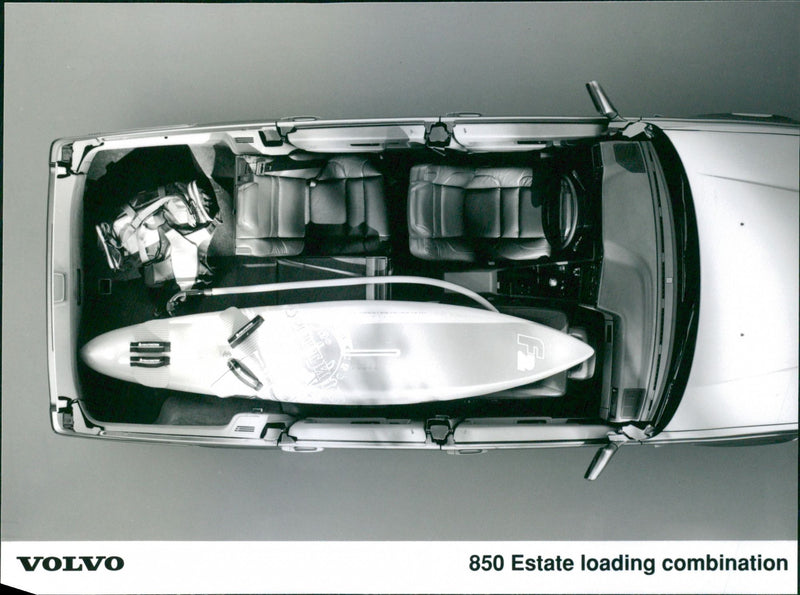 Volvo 850 Estate loading combination - Vintage Photograph