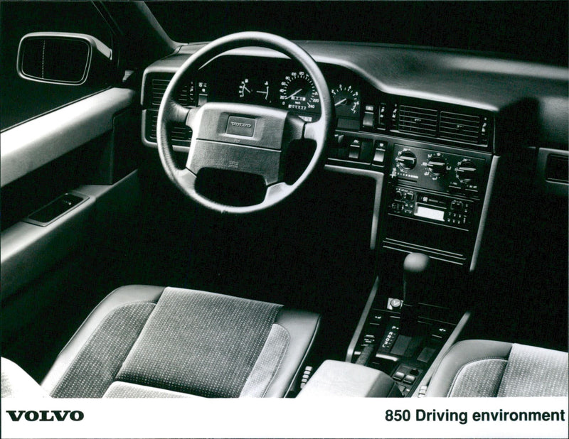 Volvo 850 Driving environment - Vintage Photograph