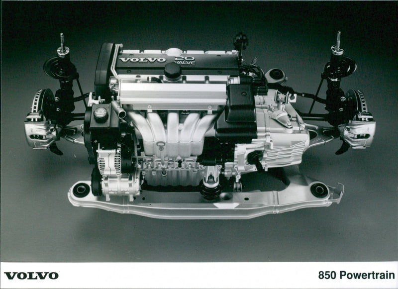 Volvo 850 Powertrain - Vintage Photograph