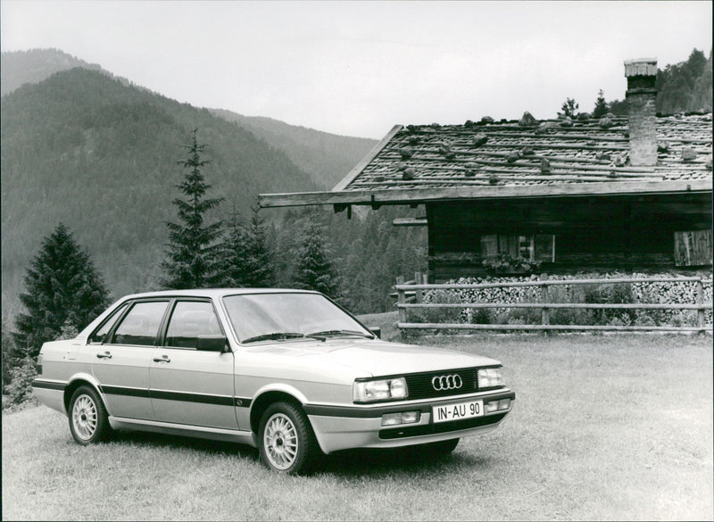 1985 Audi 90 - Vintage Photograph