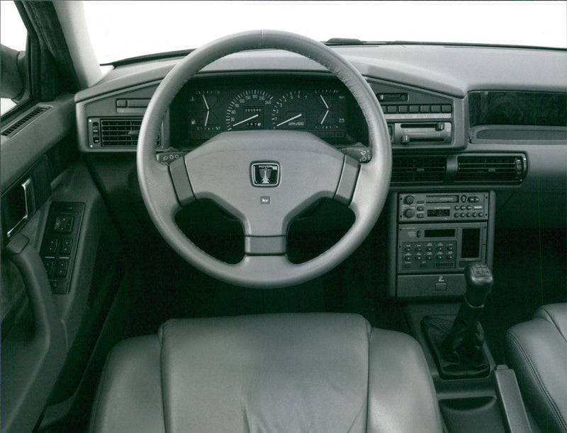 Austin Rover, 825 Sterling Steering Wheel, 1987 - Vintage Photograph